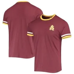 '47 Men's Maroon Arizona State Sun Devils Otis Ringer T-Shirt