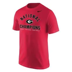 Nike Men's Red Georgia Bulldogs College Football Playoff 2021 National S Arch T-Shirt -Arizona State Sun Devils Shop DSCO1161597709 2910 ALT2