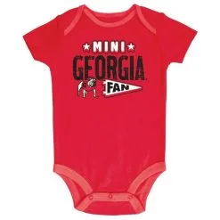 Champion Newborn & Infant Red/Heather Gray/White Georgia Bulldogs Three-Pack Bodysuit Set 6 Champion Newborn & Infant Red/Heather Gray/White Georgia Bulldogs Three-Pack Bodysuit Set -Arizona State Sun Devils Shop DSCO1161601636 2910 ALT2