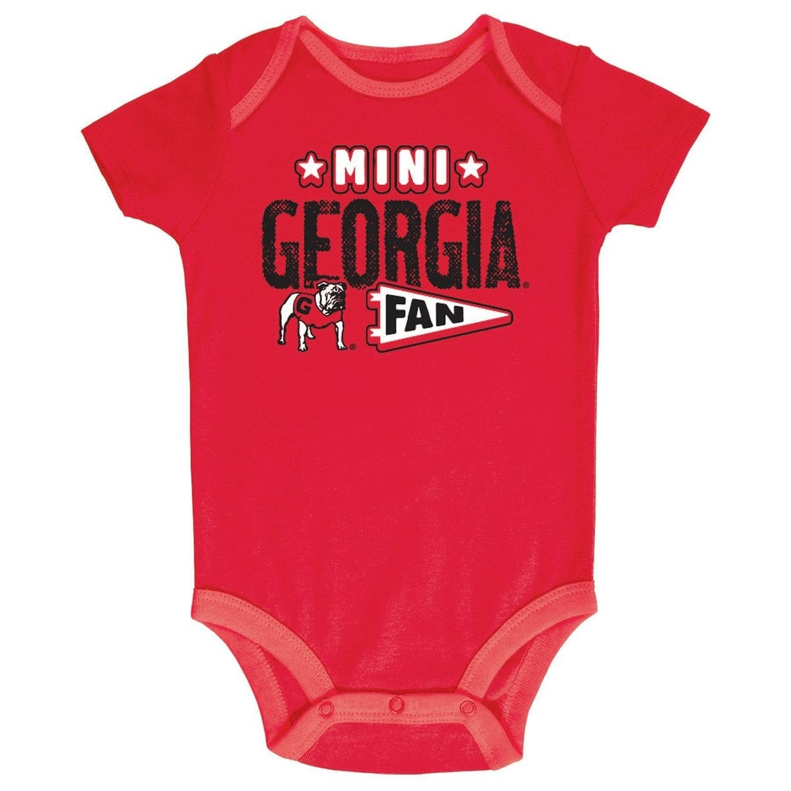 Champion Newborn & Infant Red/Heather Gray/White Georgia Bulldogs Three-Pack Bodysuit Set 3 Champion Newborn & Infant Red/Heather Gray/White Georgia Bulldogs Three-Pack Bodysuit Set - Image 3