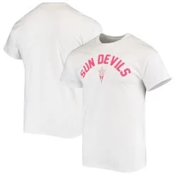 Image One Men's White Arizona State Sun Devils Team Name T-Shirt