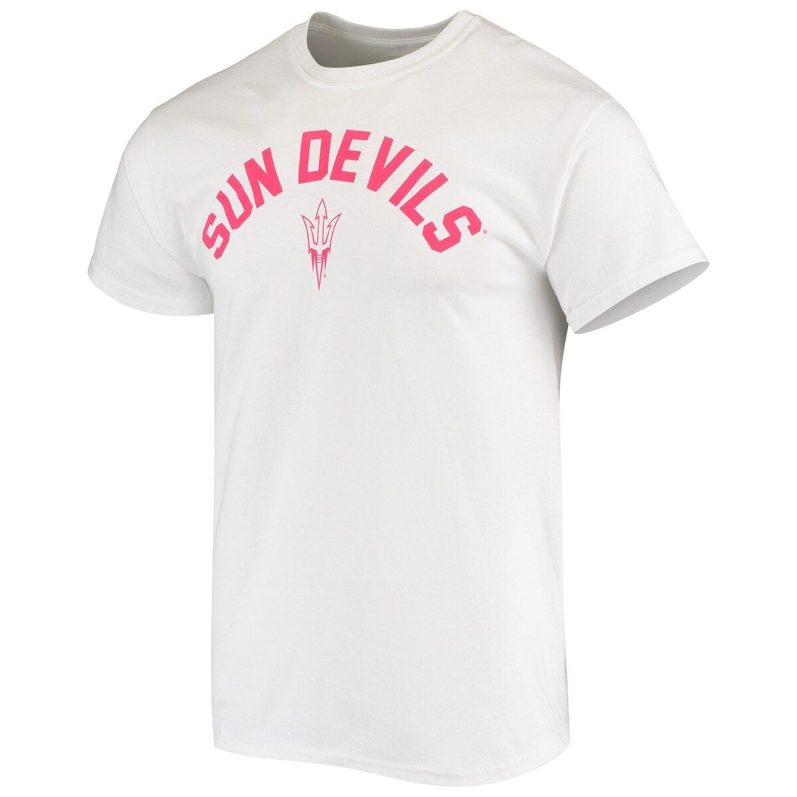 Image One Men's White Arizona State Sun Devils Team Name T-Shirt 3 Image One Men's White Arizona State Sun Devils Team Name T-Shirt - Image 3