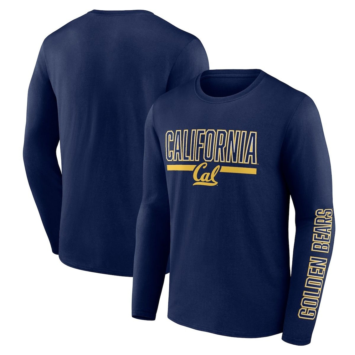 Fanatics Branded Men's Navy Cal Bears Modern Two-Hit Long Sleeve T-Shirt 2 Fanatics Branded Men's Navy Cal Bears Modern Two-Hit Long Sleeve T-Shirt - Image 2
