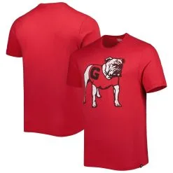 '47 Men's Red Georgia Bulldogs Premier Franklin Logo T-Shirt