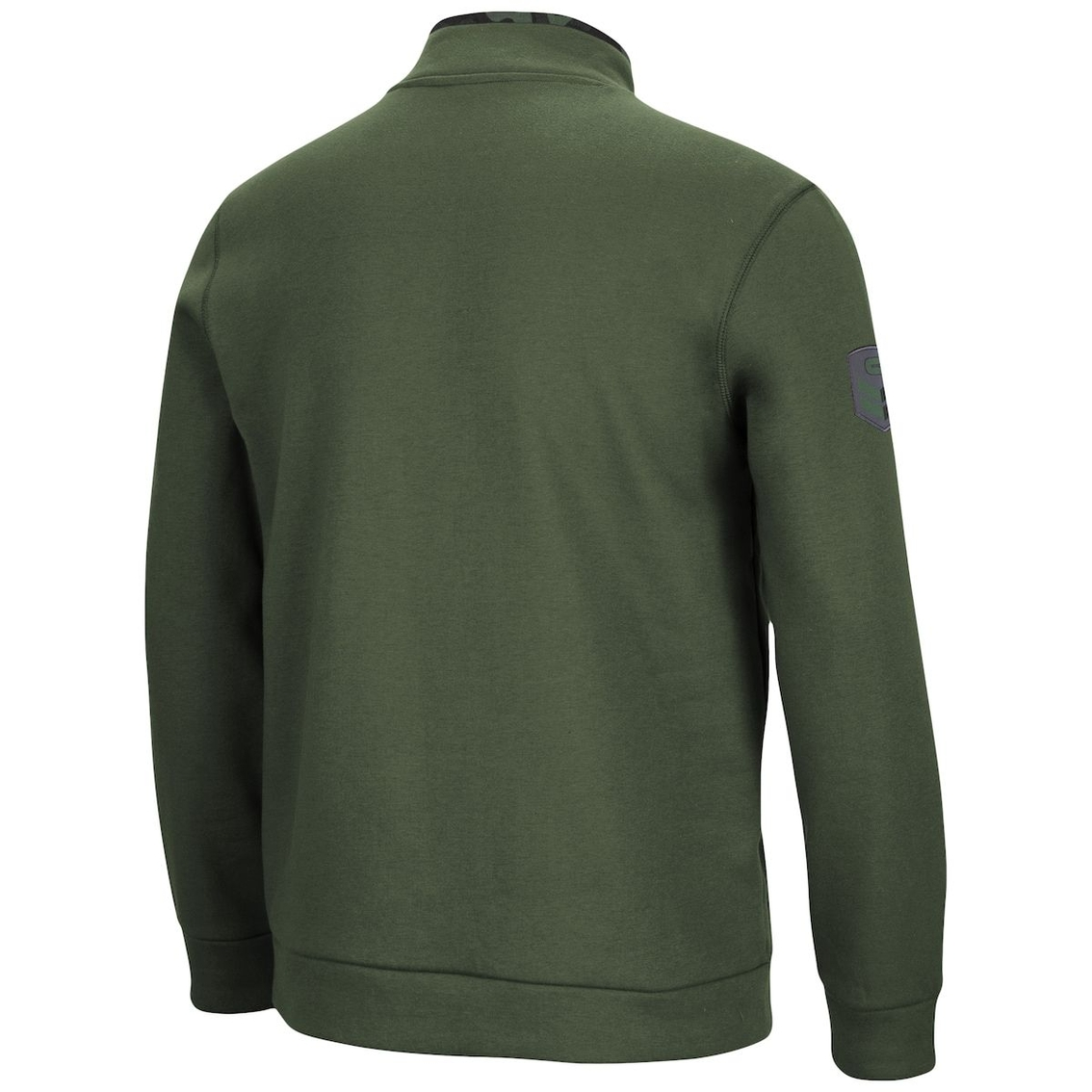 Colosseum Men's Olive Georgia Bulldogs OHT Military Appreciation Digital Camo Quarter-Snap Jacket 4 Colosseum Men's Olive Georgia Bulldogs OHT Military Appreciation Digital Camo Quarter-Snap Jacket - Image 4