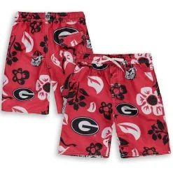 Wes & Willy Preschool Red Georgia Bulldogs Floral Volley Swim Shorts -Arizona State Sun Devils Shop DSCO1161623865 2910 ALT1