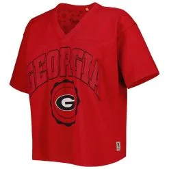 Pressbox Women's Red Georgia Bulldogs Sycamore Edith Waist-Length V-Neck T-Shirt 6 Pressbox Women's Red Georgia Bulldogs Sycamore Edith Waist-Length V-Neck T-Shirt -Arizona State Sun Devils Shop DSCO1161629838 2910 ALT2