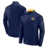 Fanatics Branded Men's Navy Cal Bears Ringer Quarter-Zip Top