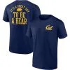 Fanatics Branded Men's Navy Cal Bears Hometown Collection 2-Hit T-Shirt
