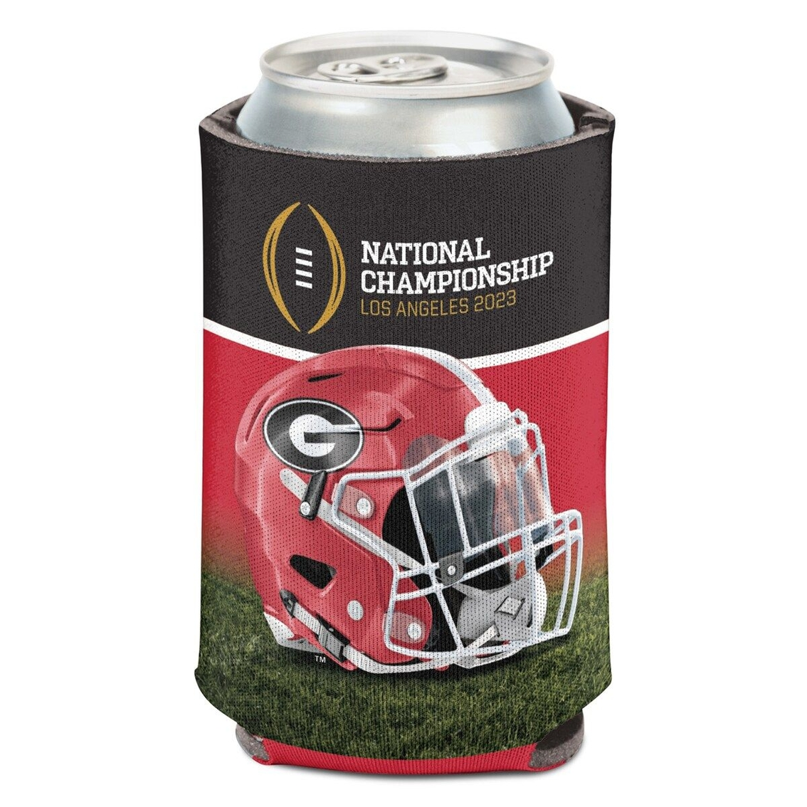 WinCraft Georgia Bulldogs Team Logo Four-Time College Football National S 12oz Helmet Can Cooler 3 WinCraft Georgia Bulldogs Team Logo Four-Time College Football National S 12oz Helmet Can Cooler - Image 3