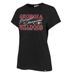 '47 Women's Black Georgia Bulldogs College Football Playoff 2022 National S Frankie T-Shirt -Arizona State Sun Devils Shop DSCO1161634828 1007 ALT2