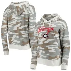 Pressbox Women's Camo Georgia Bulldogs San Pablo Pullover Hoodie