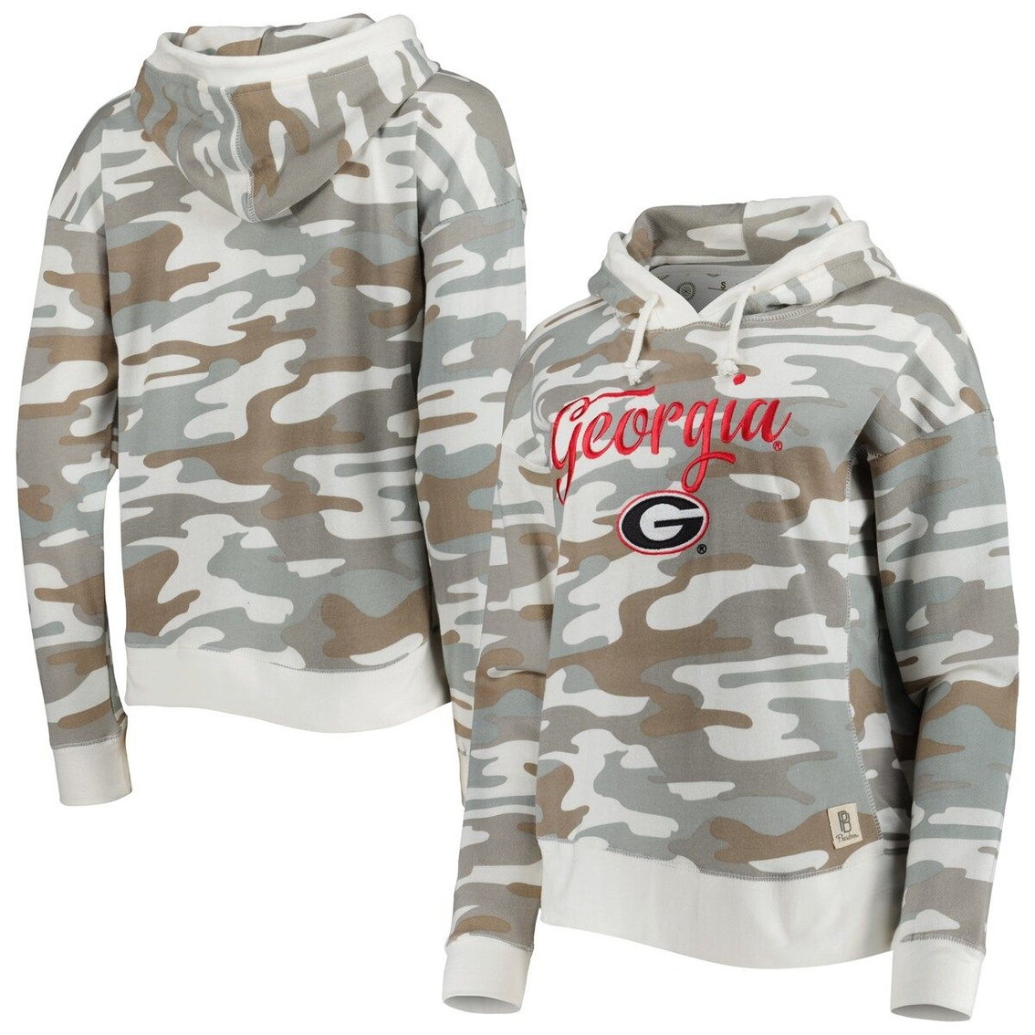 Pressbox Women's Camo Georgia Bulldogs San Pablo Pullover Hoodie 2 Pressbox Women's Camo Georgia Bulldogs San Pablo Pullover Hoodie - Image 2