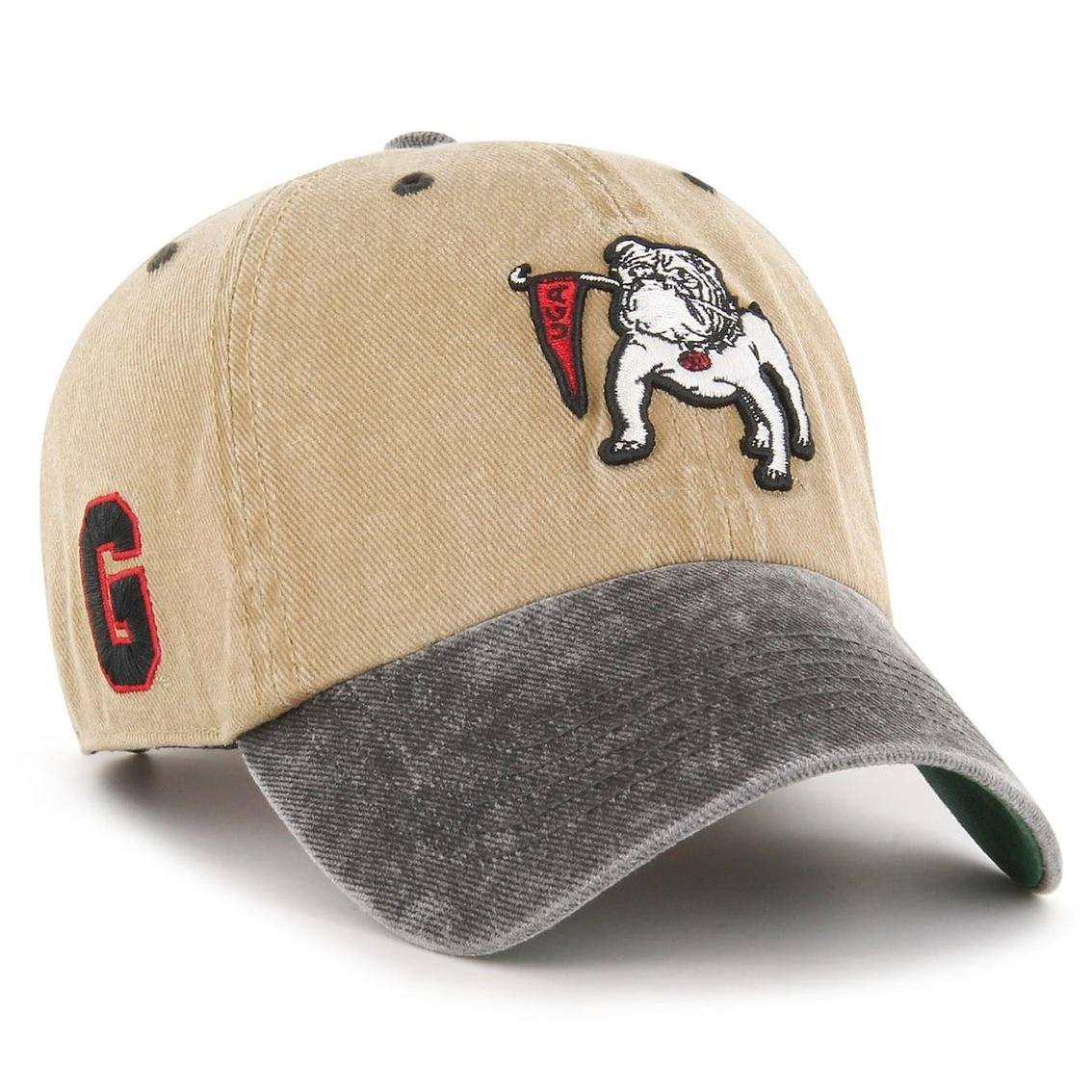 '47 Men's Khaki Georgia Bulldogs Vintage Eldin Clean Up Adjustable Hat 1 '47 Men's Khaki Georgia Bulldogs Vintage Eldin Clean Up Adjustable Hat