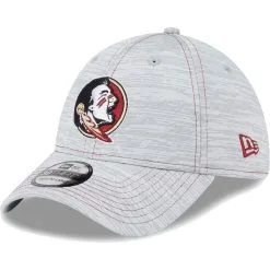 New Era Men's Gray Florida State Seminoles Speed 39THIRTY Flex Hat
