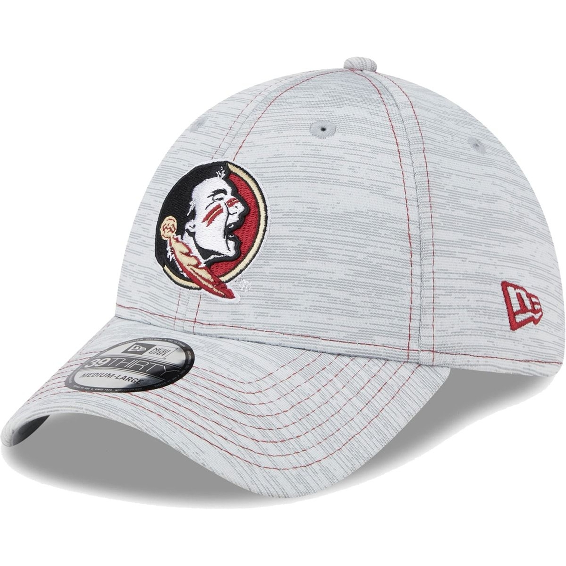 New Era Men's Gray Florida State Seminoles Speed 39THIRTY Flex Hat 2 New Era Men's Gray Florida State Seminoles Speed 39THIRTY Flex Hat - Image 2