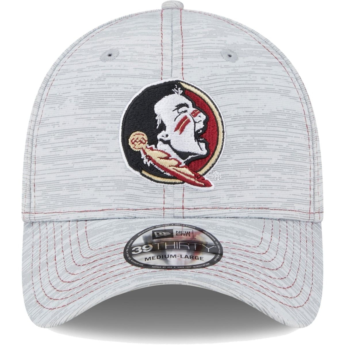 New Era Men's Gray Florida State Seminoles Speed 39THIRTY Flex Hat 3 New Era Men's Gray Florida State Seminoles Speed 39THIRTY Flex Hat - Image 3