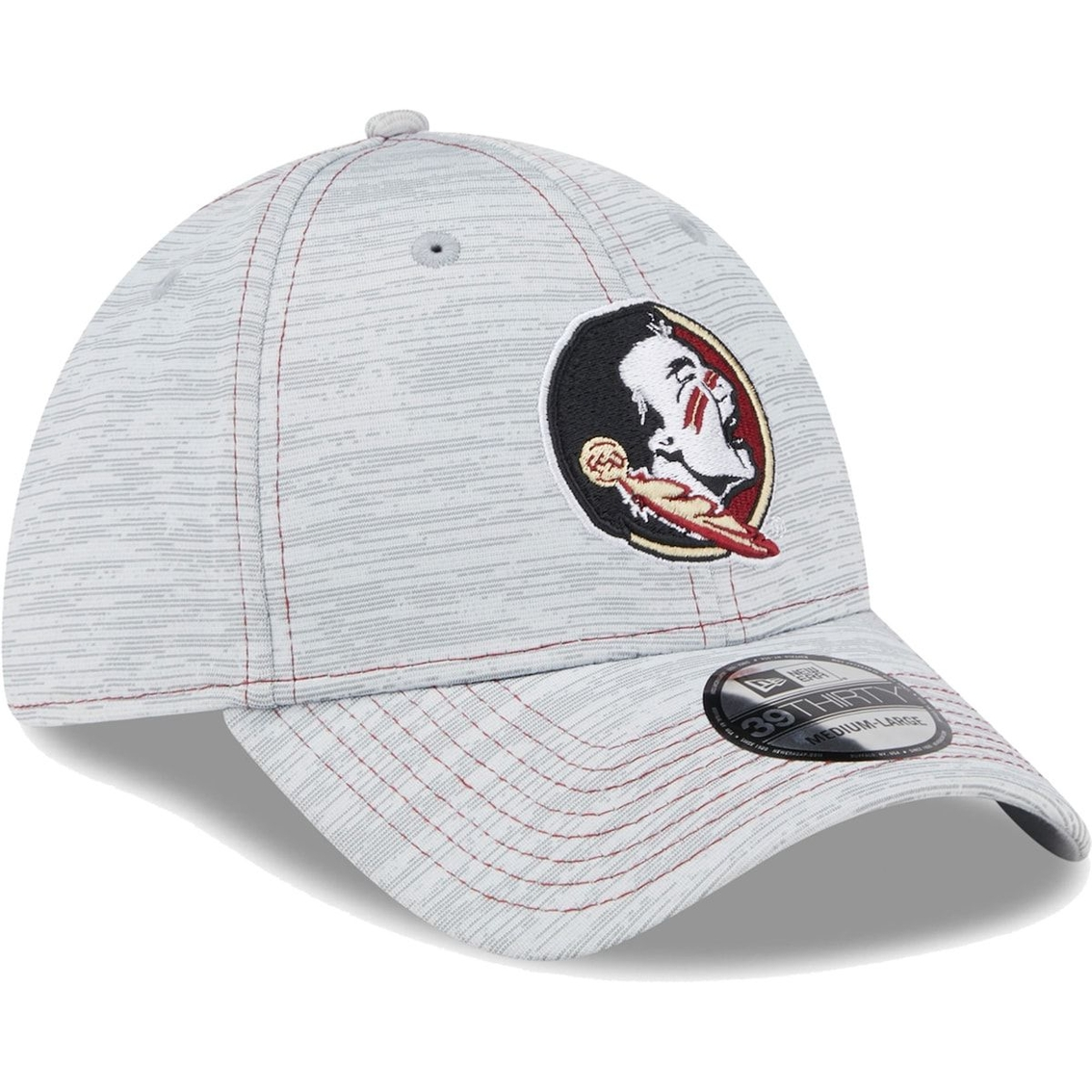 New Era Men's Gray Florida State Seminoles Speed 39THIRTY Flex Hat 4 New Era Men's Gray Florida State Seminoles Speed 39THIRTY Flex Hat - Image 4