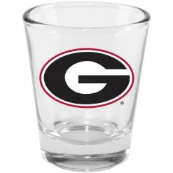 The Memory Company Georgia Bulldogs 2oz. Primary Logo Shot Glass