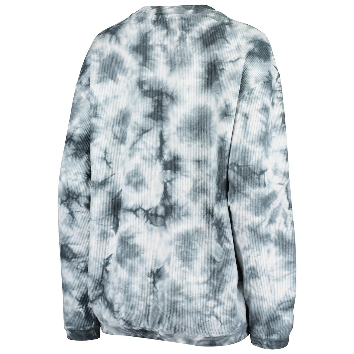Chicka-d Women's White/Charcoal Georgia Bulldogs Tie Dye Corded Pullover Sweatshirt 4 Chicka-d Women's White/Charcoal Georgia Bulldogs Tie Dye Corded Pullover Sweatshirt - Image 4