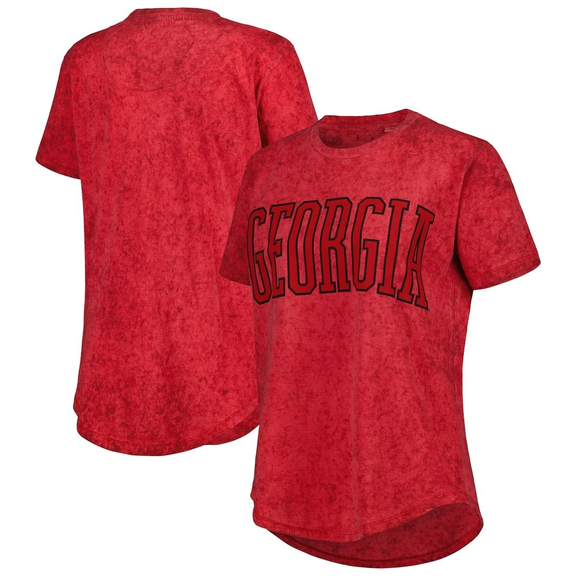 Pressbox Women's Red Georgia Bulldogs Southlawn Sun-Washed T-Shirt 1 Pressbox Women's Red Georgia Bulldogs Southlawn Sun-Washed T-Shirt
